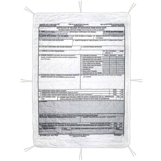 MEDALS OF AMERICA EST. 1976 DD-214 Woobie Blanket Military Poncho Liner