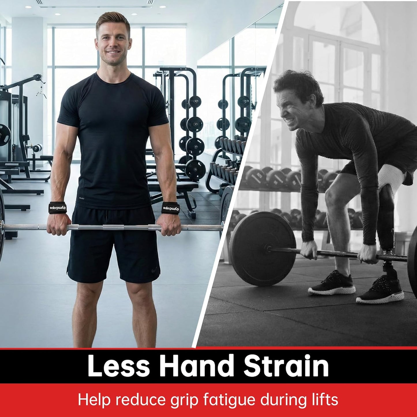 Lifting Wrist Straps for Weightlifting - Heavy Duty Support for Deadlifts & Powerlifting | 1 Pair