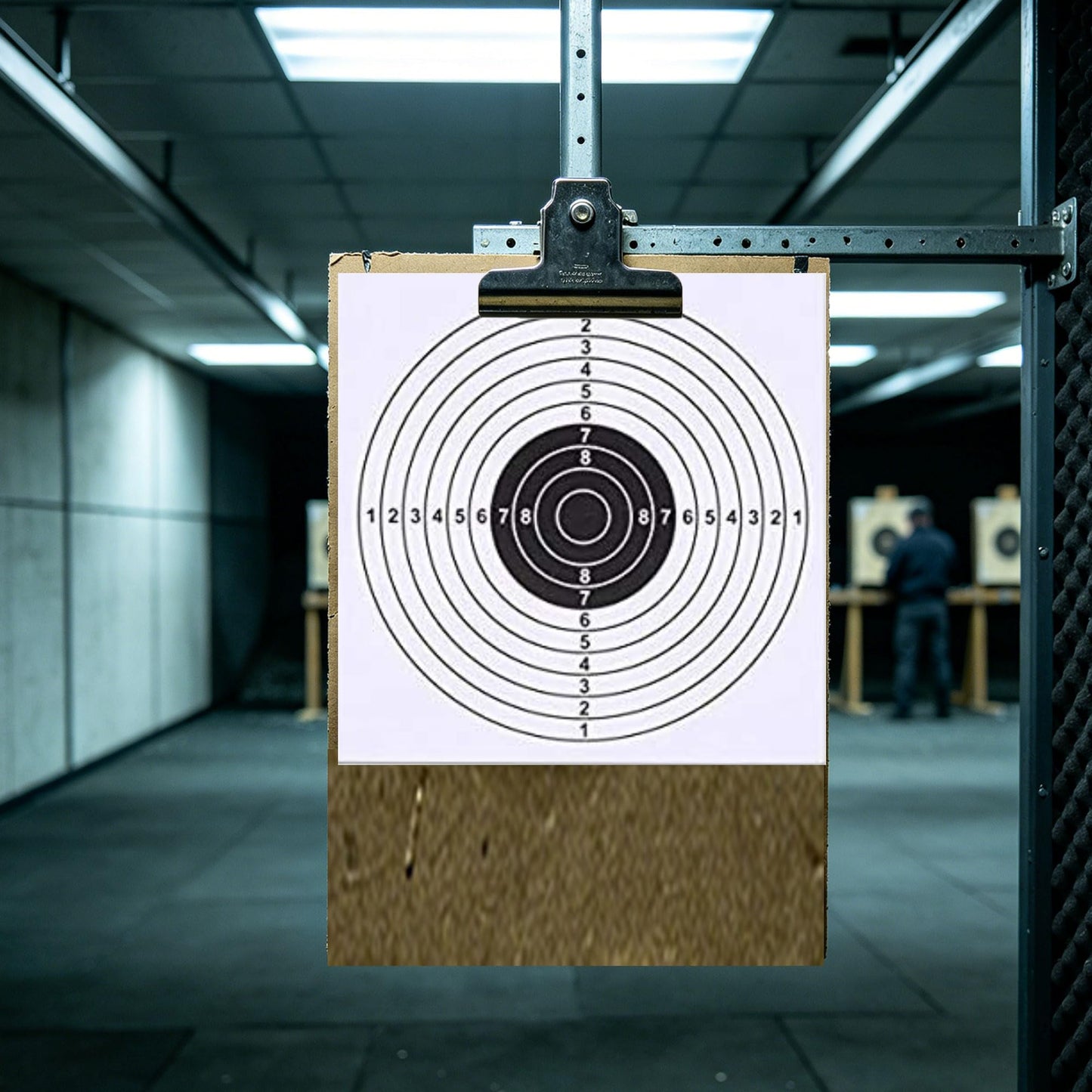 100 Pack 5.5×5.5 Inch Paper Targets for Shooting Bullseye Splatter Paper Target for Shooting Range & Pistol Practice - Shooting Practice Targets for BB Gun, Pellet Gun, Rifle Practice
