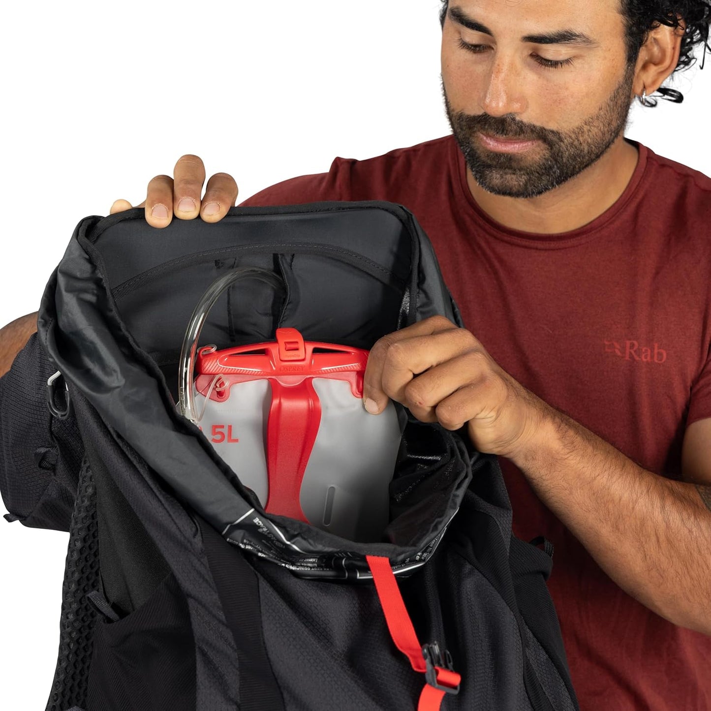 Osprey Kestrel LT 65L Men's Backpack - Lightweight Waterproof Hiking & Camping Bag | Rays Blue