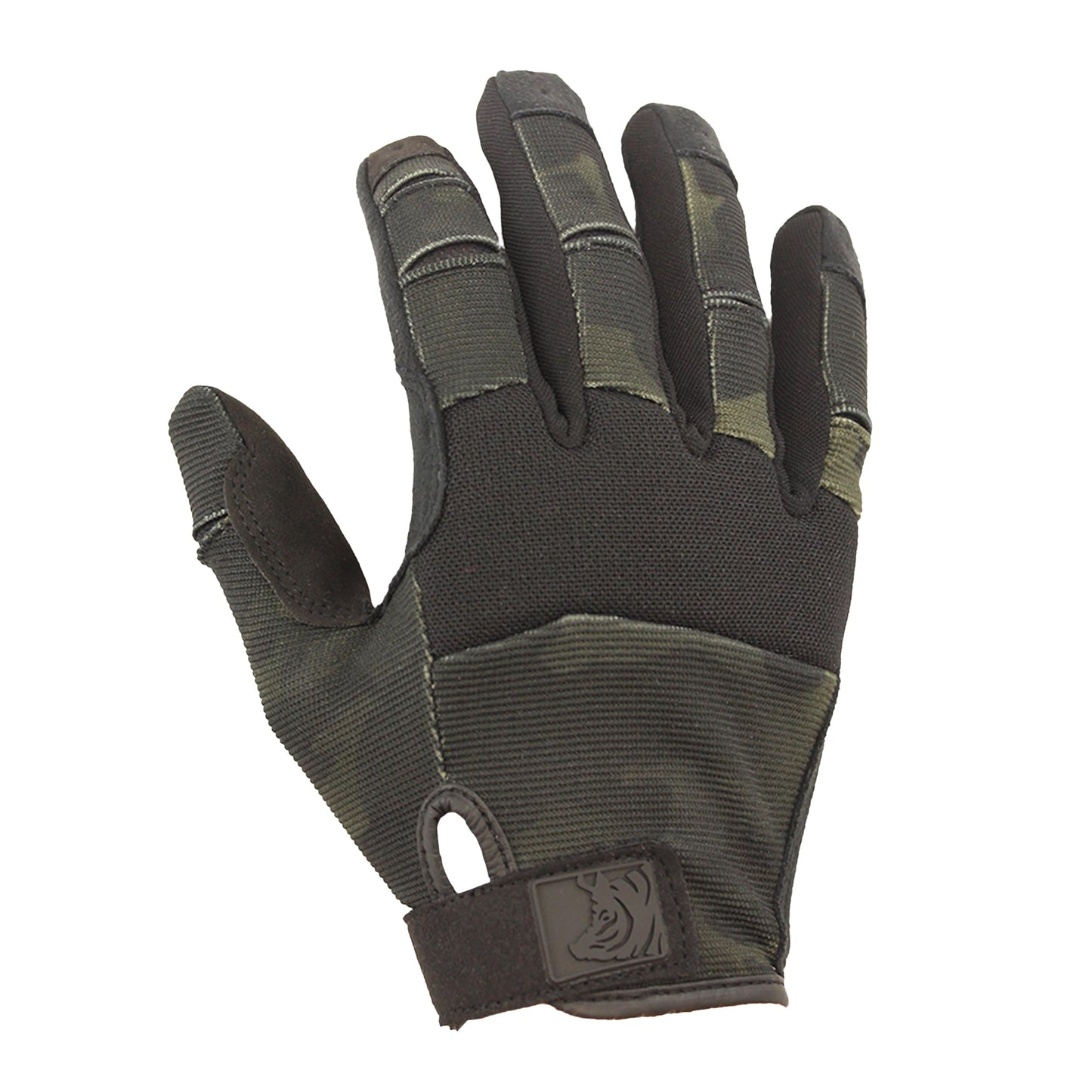 PIG FDT Alpha Full Dexterity Gloves for Shooting Sports, Touchscreen Compatible, Breathable, 1 Pair, Multicam Black, Large
