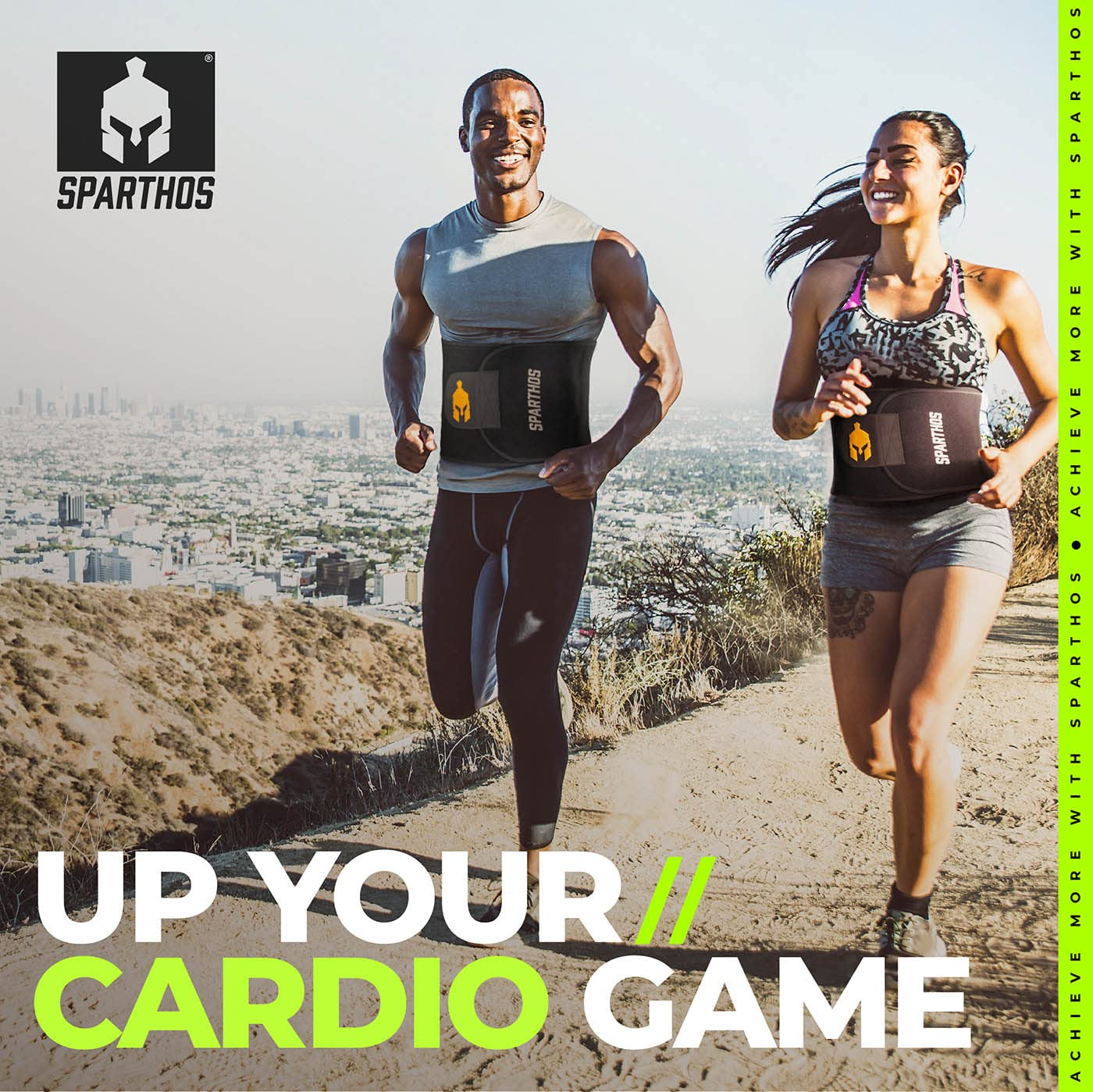 Sparthos Waist Trimmer Belt - Sweat More and Shorten Your Workout Time!
