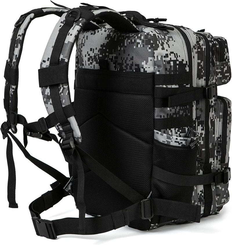 Military Tactical Backpack - 25L/45L Molle Daypack for Men | Hiking Rucksack with Bottle Holder