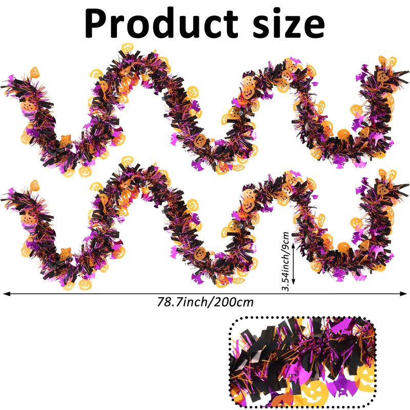 DANHMAO 34 PCS Halloween Golf Cart Decoration Kit Include Vibrant Purple & Yellow Streamers, Stretchy Spider Web, Small & Giant Spider for Halloween Car Parade Decor Indoor Outdoor