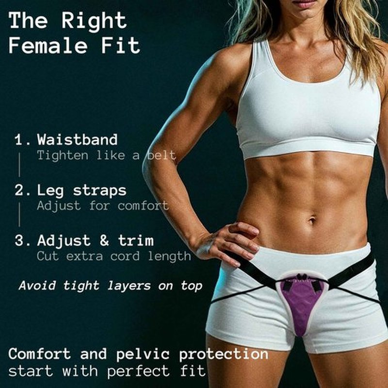 lobloo Aeroslim Female Pelvic Cup – Slim Performance Protection for Ball Sports, Running, Ice Hockey & Martial Arts | Lock Fit, Lightweight Freedom | Made in Sweden. One Size +9yrs