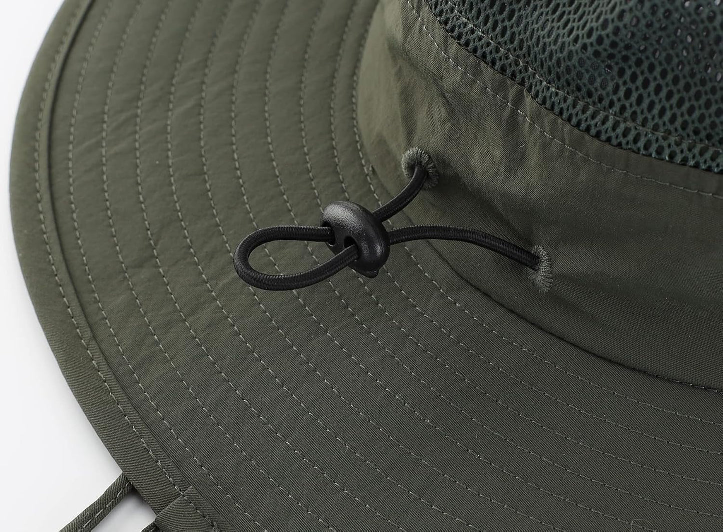 UPF50+ Men's Sun Hat - Wide Brim UV Protection Fishing Cap | Breathable Mesh Gardening Bucket Hat