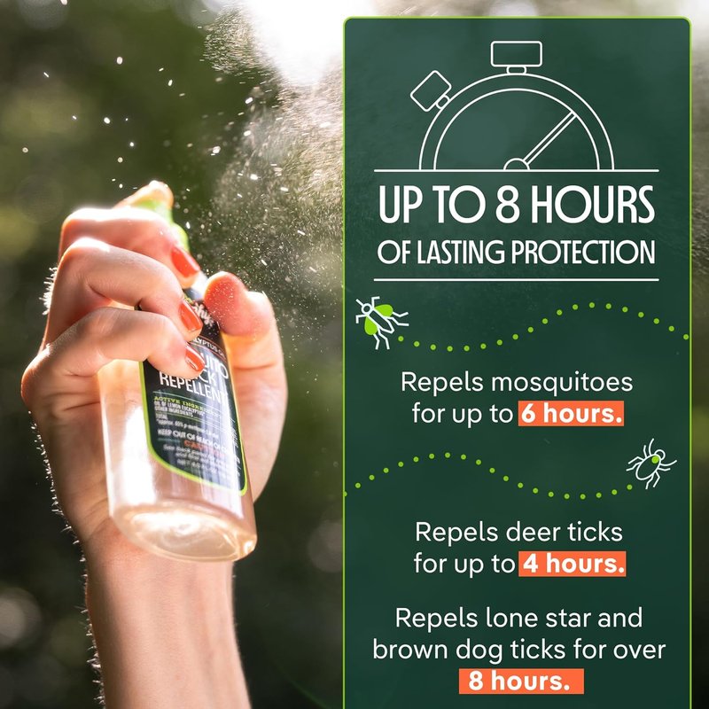 Murphy's Naturals Mosquito & Tick Repellent Spray - Oil of Lemon Eucalyptus, 4 Oz Pump | 2-Pack