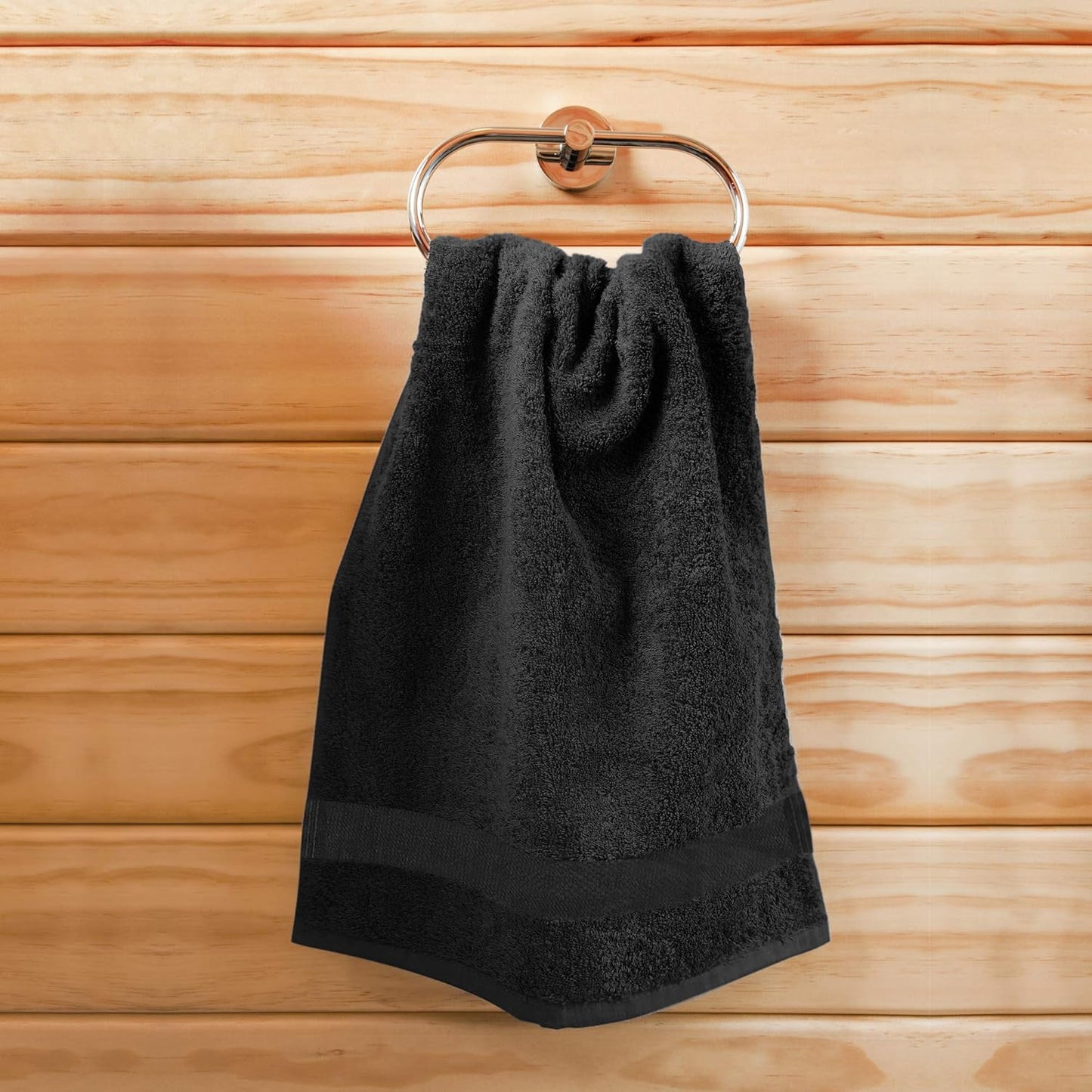 Utopia Towels - Highly Absorbent Cotton Salon Towels | Pack of 24, 16" x 27", Black