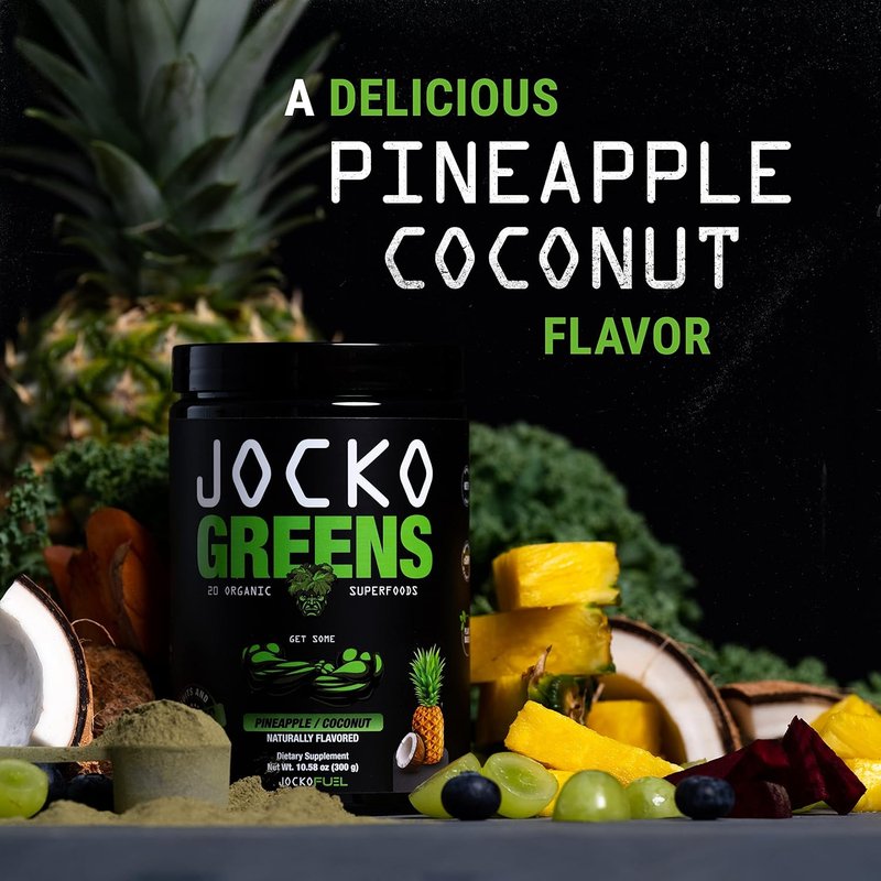 Jocko Fuel Greens & Creatine Bundle - Superfood Greens Powder & Creatine Supplement | Boost Energy & Recovery
