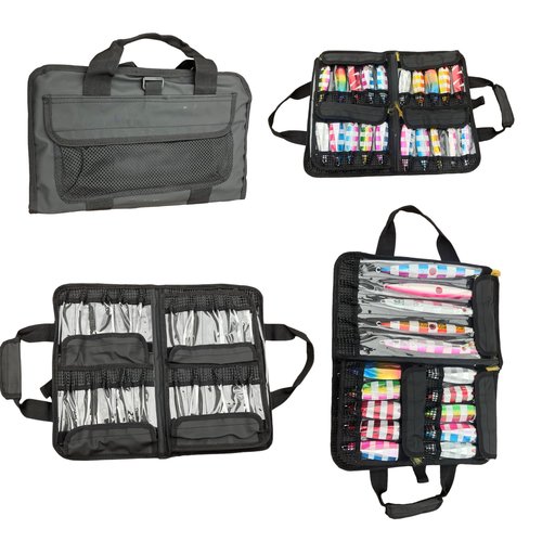 Geronimo Jig Tackle Bag Large 35 Jig Capacity - Slow Pitch Jigging, Vertical High Speed Jigging