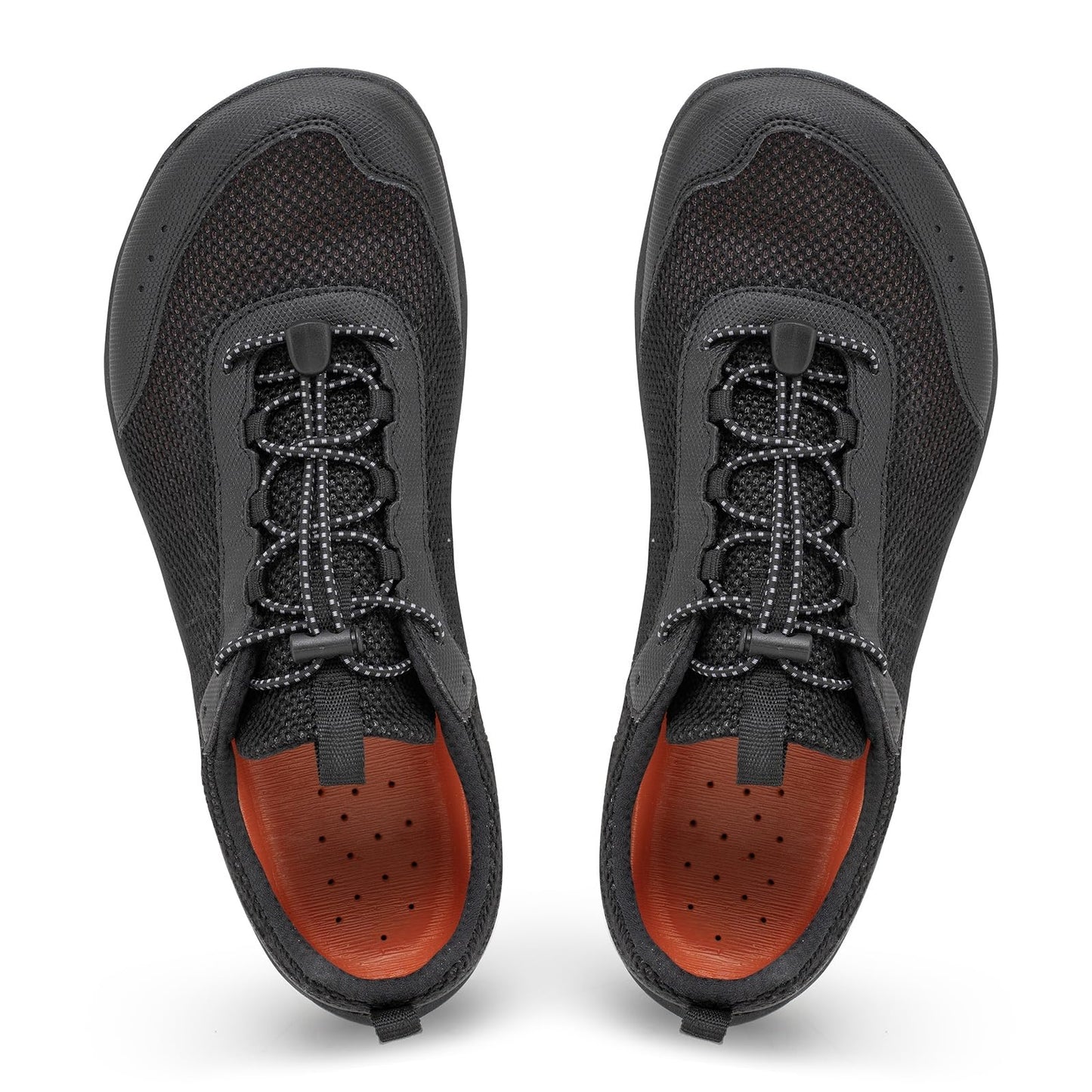 Mens Barefoot Water Shoes - Minimalist Zero Drop Swim Shoes with Wide Toe Box - Quick-Dry Aqua Socks for Beach, Kayak, Fishing & Boating Black Size 10