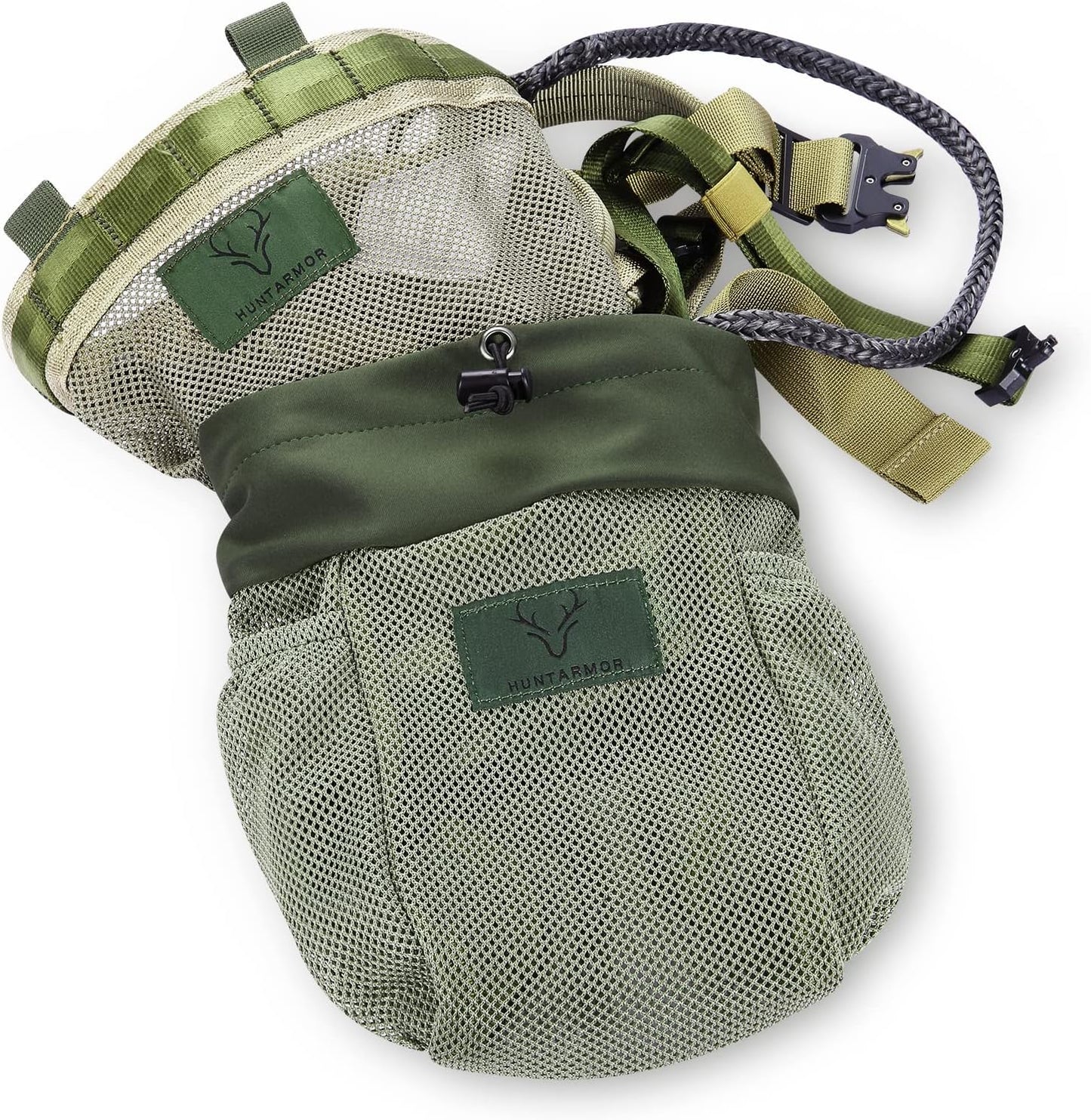 Dump Pouch Saddle Bag - Lightweight Mesh Hunting Accessory with Drawstring Closure | Easily Attaches to Any Saddle