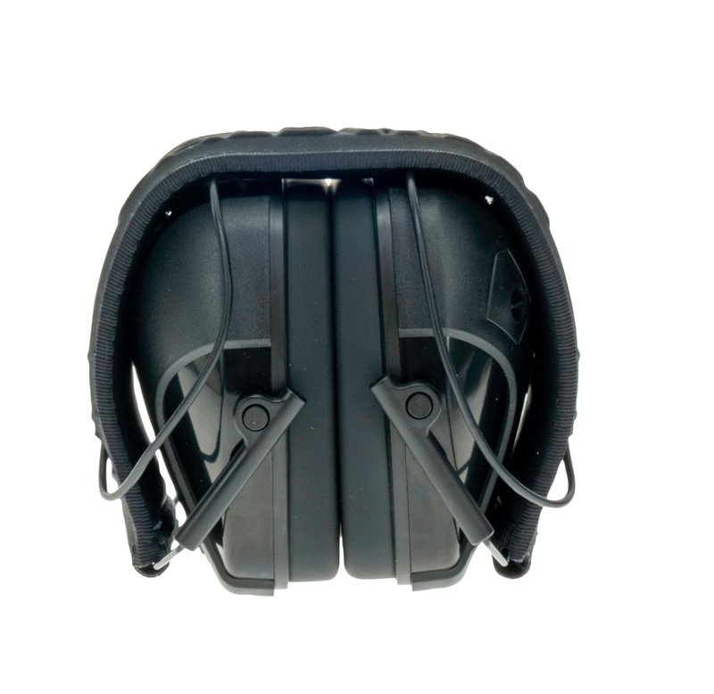 Caldwell E-MAX Adult Black Bluetooth Alkaline Low Profile Electronic Muffs with 24 NRR Ear Protection for Shooting, Hunting