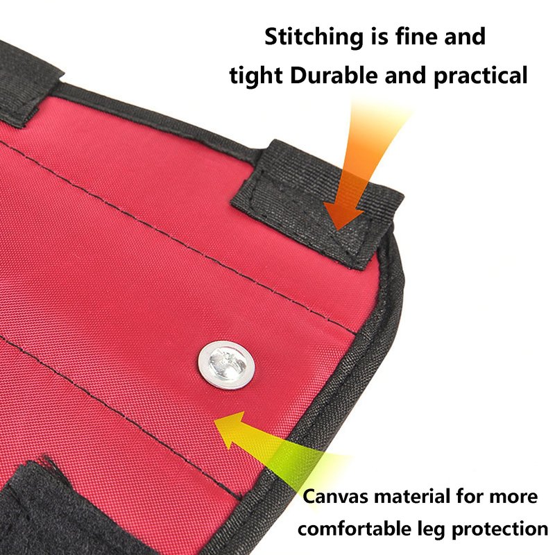 kilogorge Tree Climbing Gear with Canvas Adhesive Style, Tree Climbing Spikes, Tree Climbing Kit with 2 Claws and Wide Pedal, for Outdoor Use, Fruit Picking Cutting（Canvas red Set A）