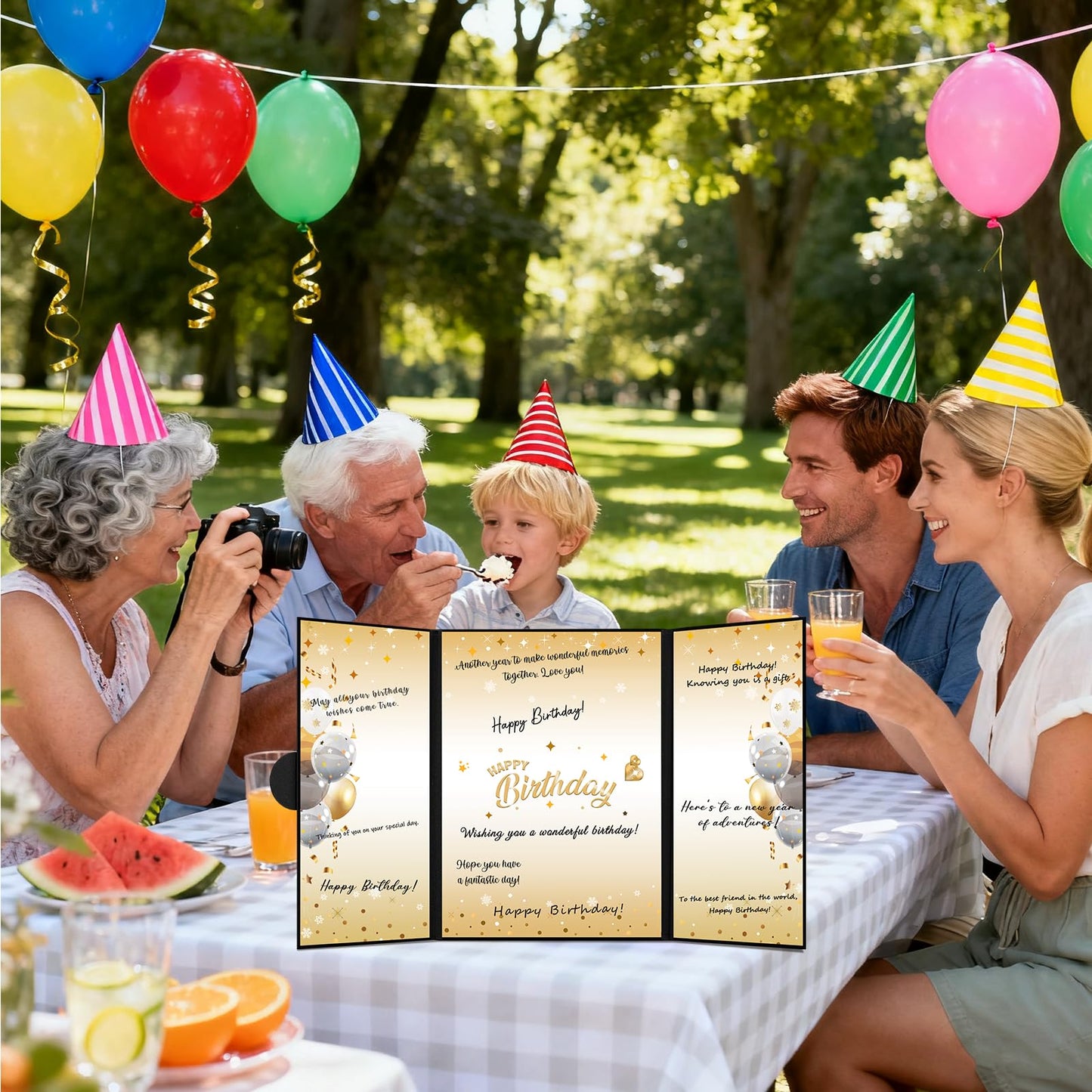 Birthday Party Decorations, Alternative Signature Guest Book for Men Women