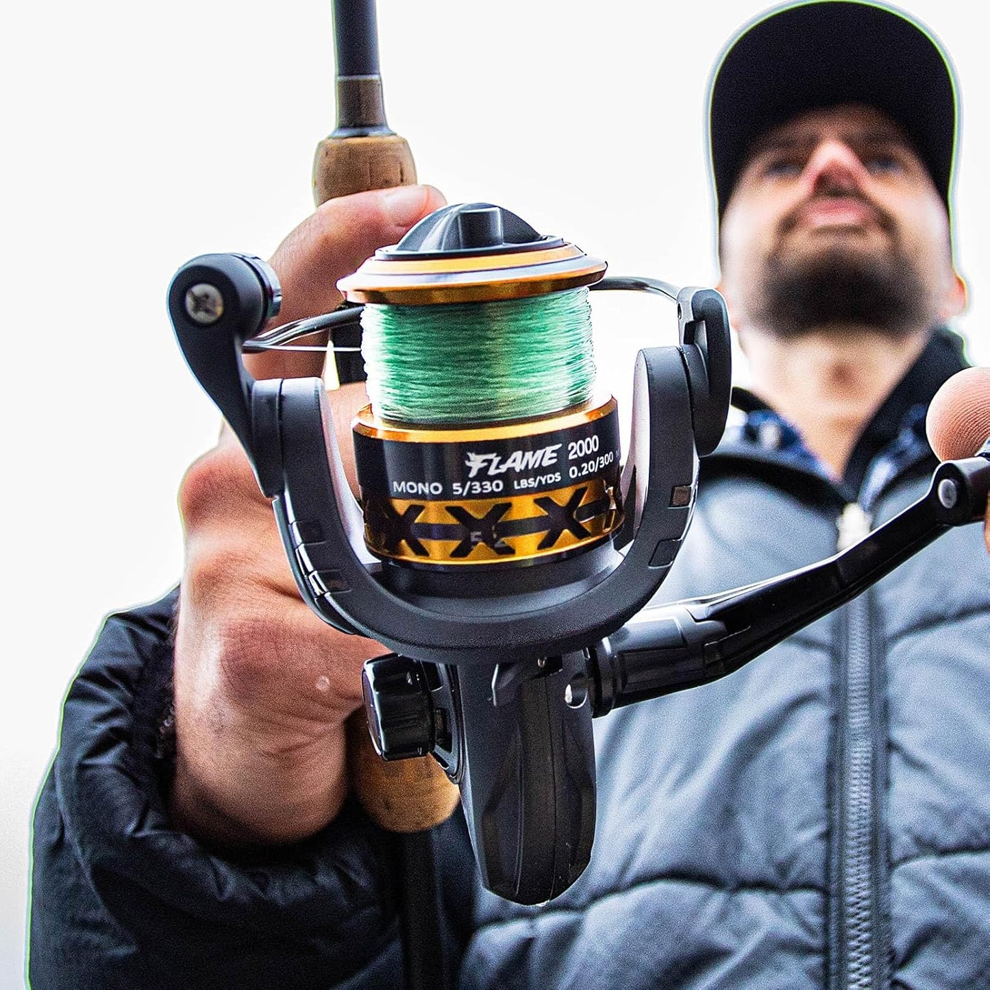 Piscifun Flame Spinning Reel - Lightweight 9+1BB Ultra Smooth Fishing Reel | 19.8LB Max Drag