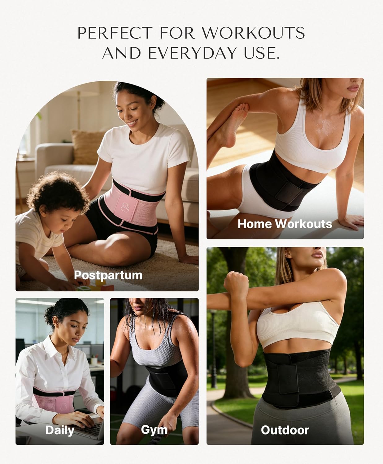 Sauna Waist Trainer for Women - Tummy Control Waist Trimmer & Ab Belt | Triple Wrap Sauna Suit for Effective Workouts