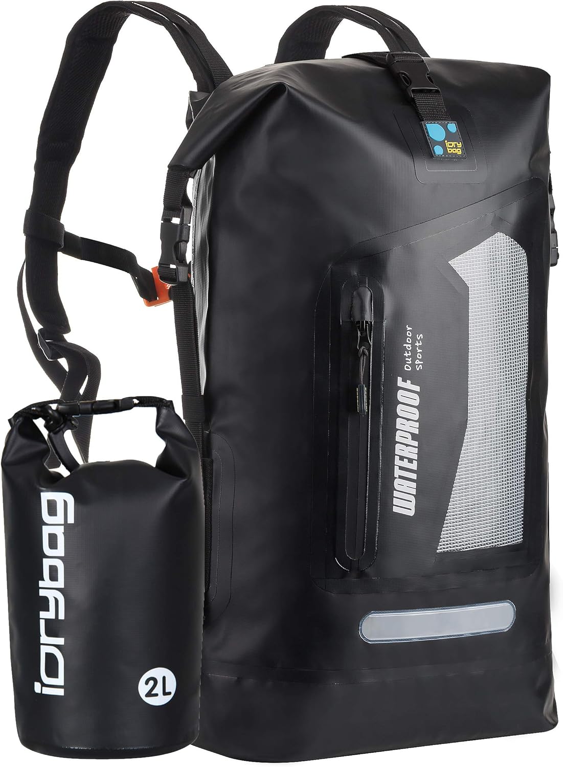 Waterproof Backpack for Men - 20L/30L/40L Floating Dry Bag for Kayaking & Hiking