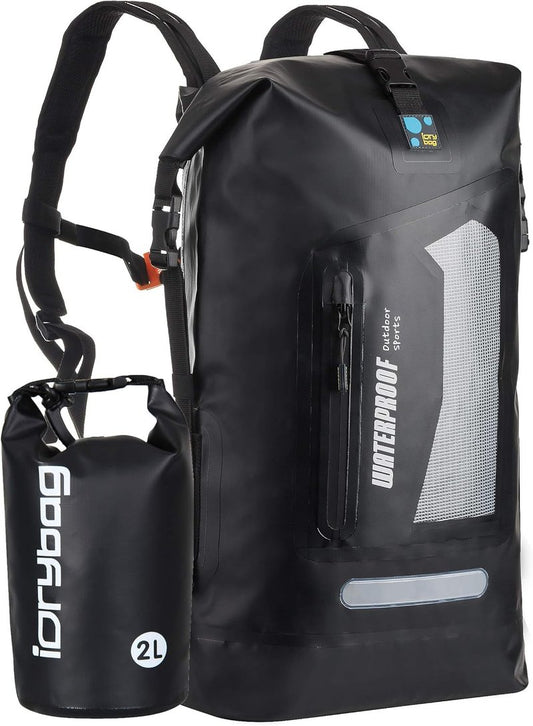Waterproof Backpack for Men - 20L/30L/40L Floating Dry Bag for Kayaking & Hiking