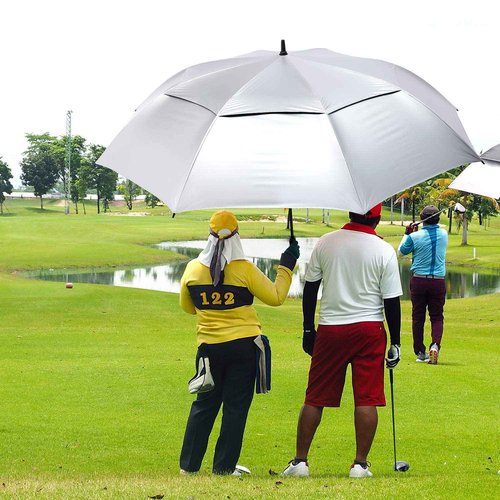 G4Free 62 inch and 72 Inch UV Golf Umbrella Double Canopy