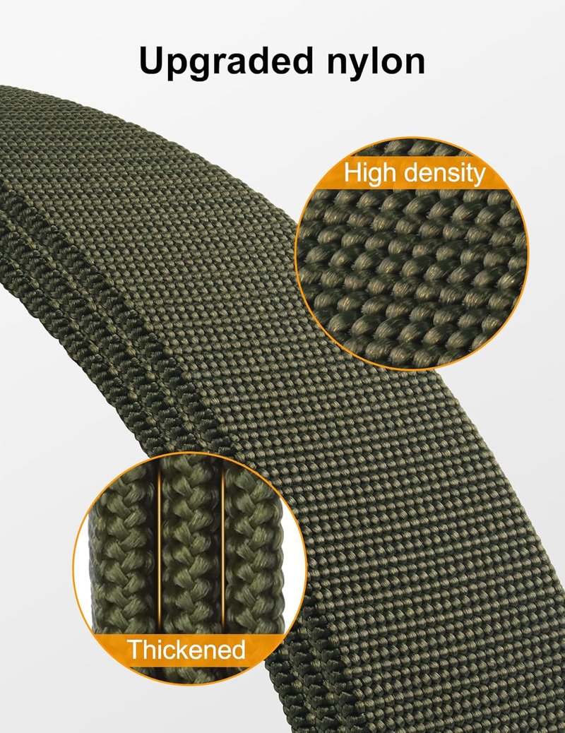 JUKMO Tactical Belt for Men - Stretch Military Work Rigger Hiking | 1.5" Elastic Nylon Quick Release