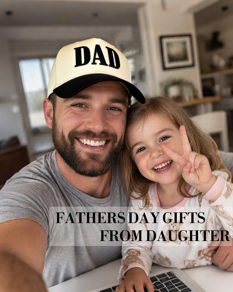 YQZUWUXE Dad Hats for Men, Embroidered Dad Trucker Hat for Men, Pregnancy Announcement for Husband, Fathers Day Birthday Gifts from Daughter Wife Black