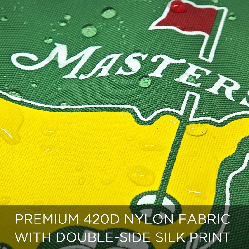 CoGolfing 2025 Grand Slam Golf Flag Mini, 8x6 Inch, Double-Sided Silk-Screened, Fade-Resistant 420D Nylon, Ideal for Backyard Practice Putting Green, 4-Pack