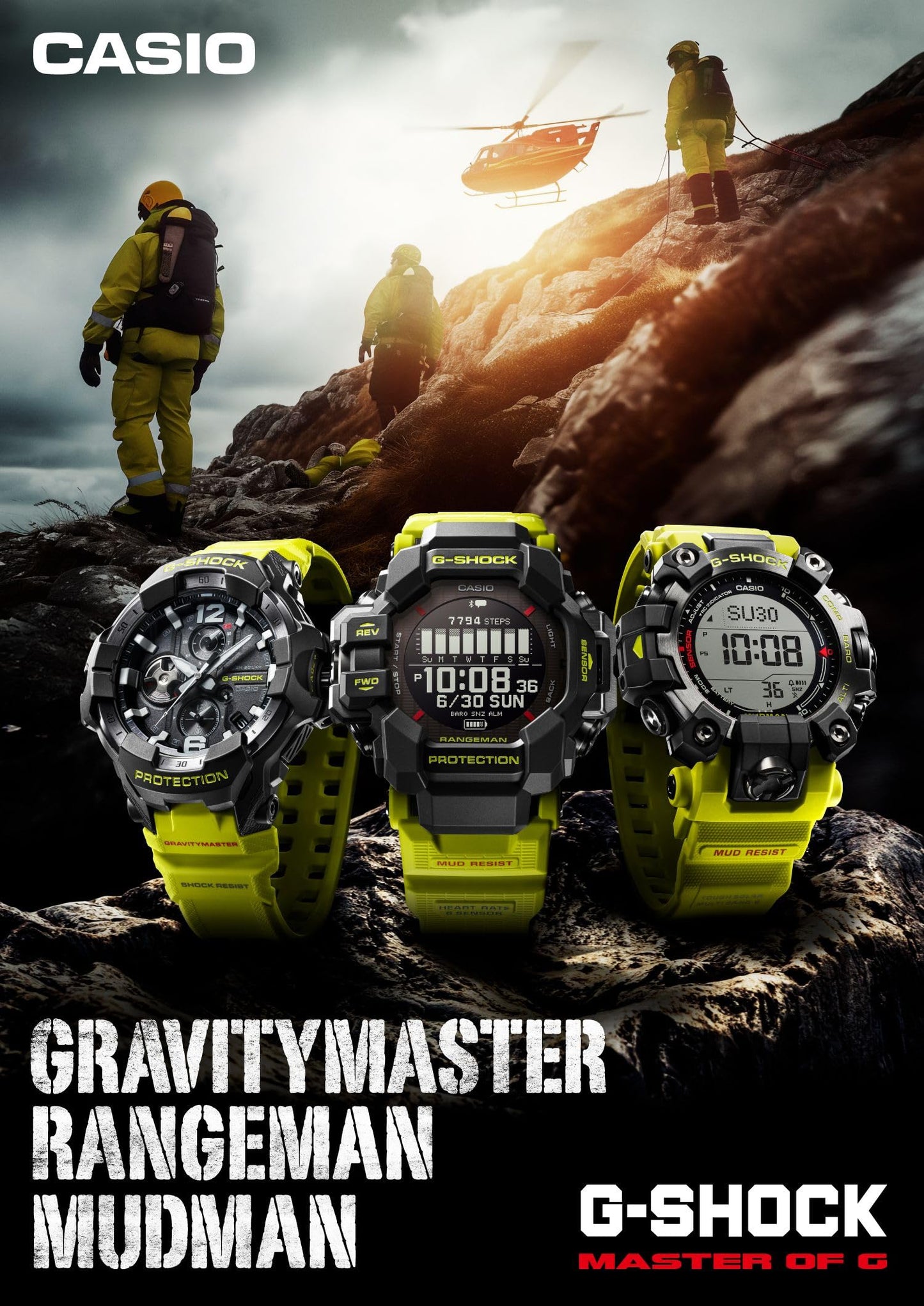 Casio Watch G-Shock GR-B300RY-1A9JF Master of G-AIR GRAVITYMASTER Master Japan Import New