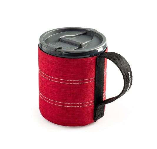 GSI Outdoors Backpacker Neoprene Mug I Infinity Lightweight BPA-Free Mug for Camping & Outdoors, 17 unces