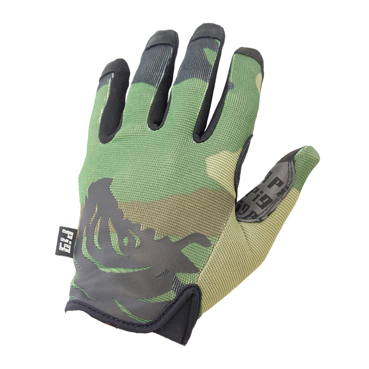 PIG FTD Delta Utility Gloves, 1 Pair, Woodland, Small