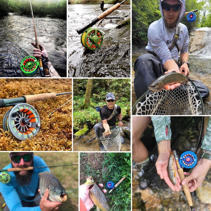Aventik Fly Fishing Reel - Aluminum Large Arbor Design for Trout | 3/5, 5/7, 7/9wt Options