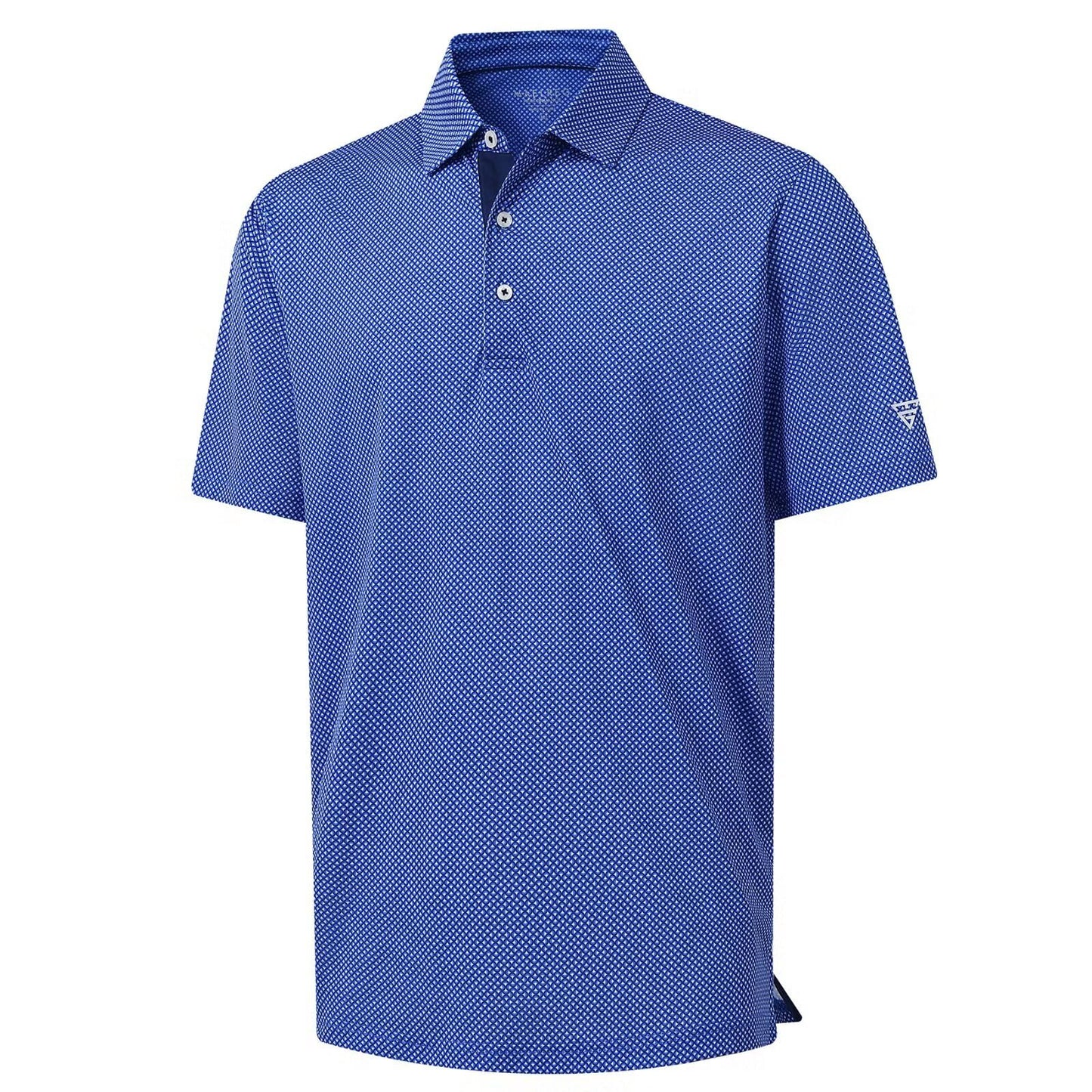 M MAELREG Polo Shirts for Men Quick Dry Fit Short Sleeve Performance Moisture Wicking Print Men’s Golf Shirts