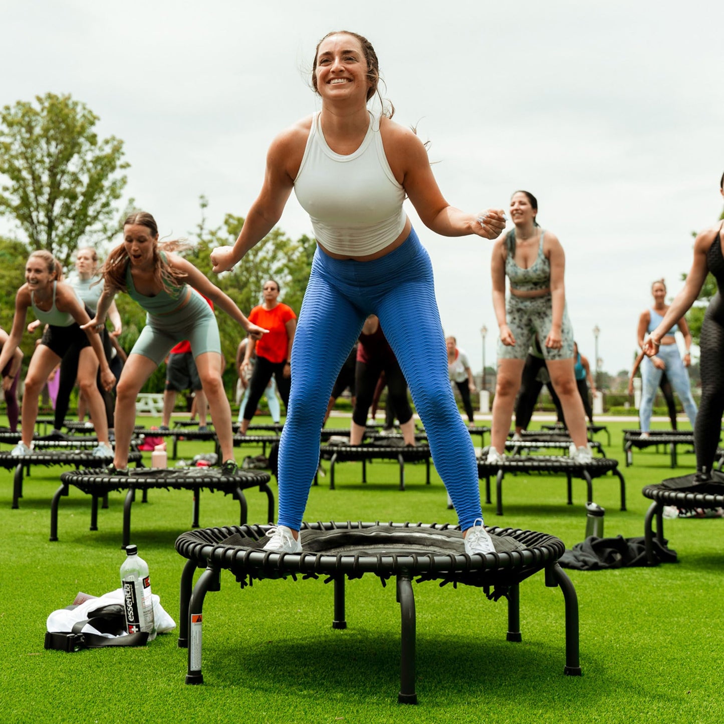 JumpSport Fitness Trampoline with EnduroLast Cords