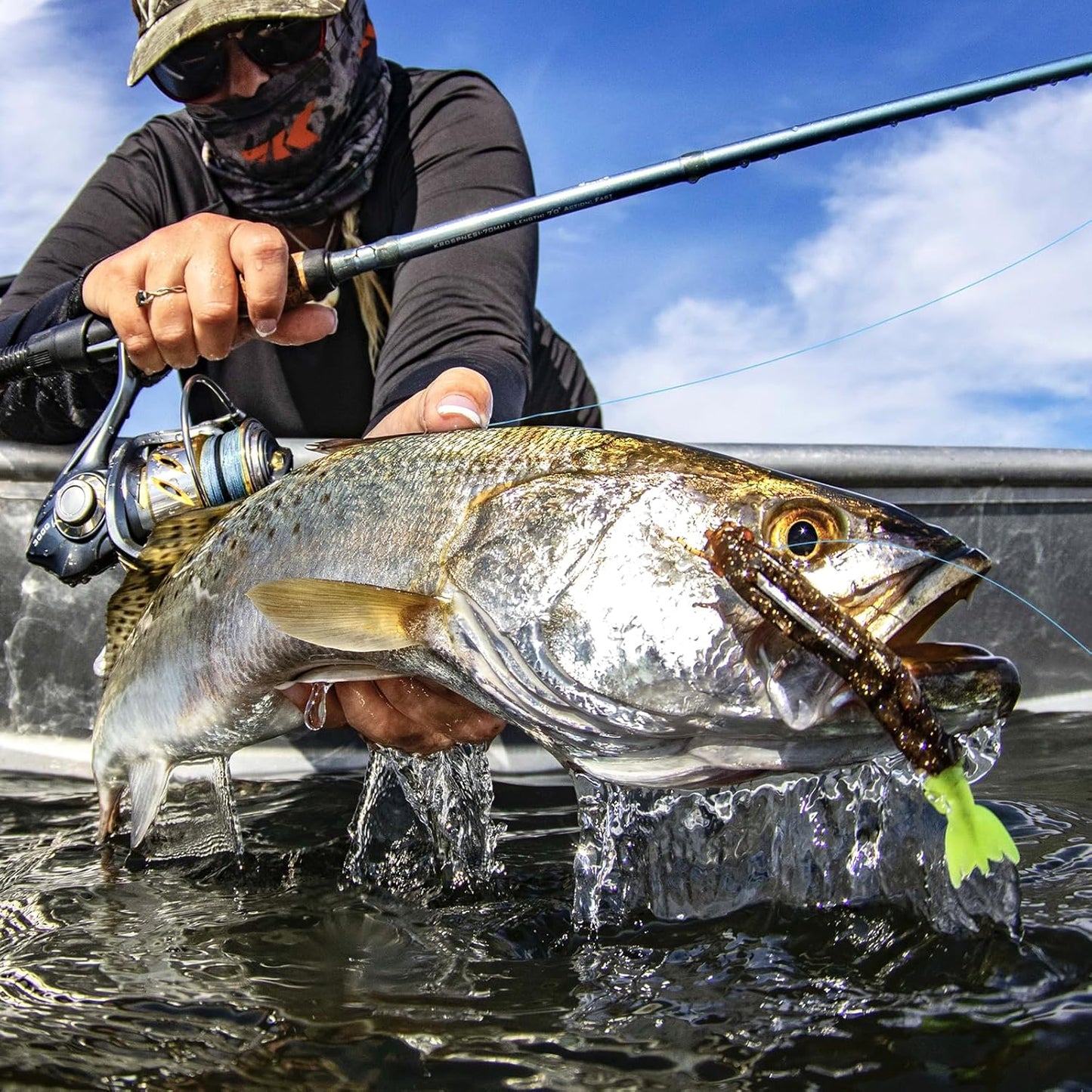 KastKing Destron Monofilament Fishing Line - High Strength, Low Memory, Advanced Polymer Coating | Fresh & Saltwater Use