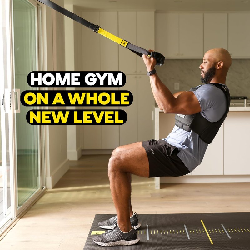 TRX Pro3 Home Gym System - Professional Suspension Trainer for Strength Training & HIIT | Durable Indoor & Outdoor Use