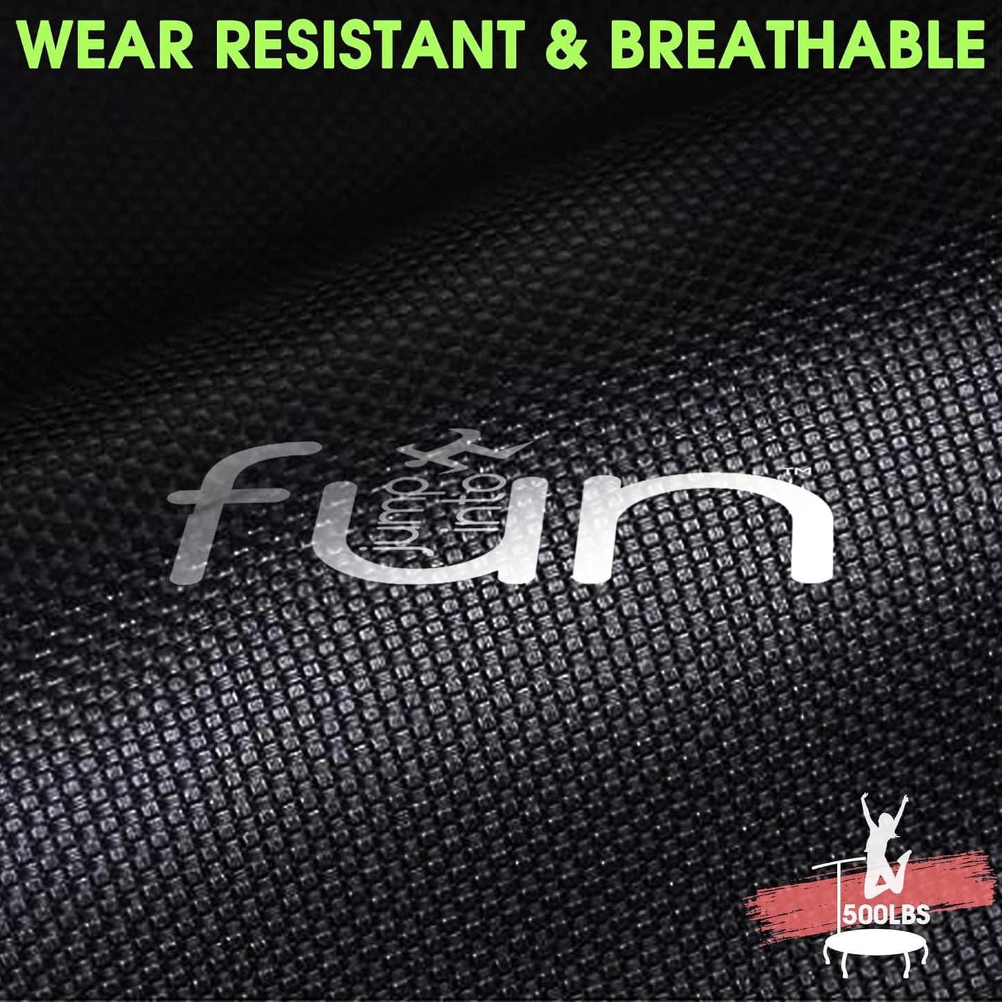Mini Rebounder Indoor Fitness - 48” Foldable Rebounder with Adjustable T-Bar Handle | Supports 330LBS