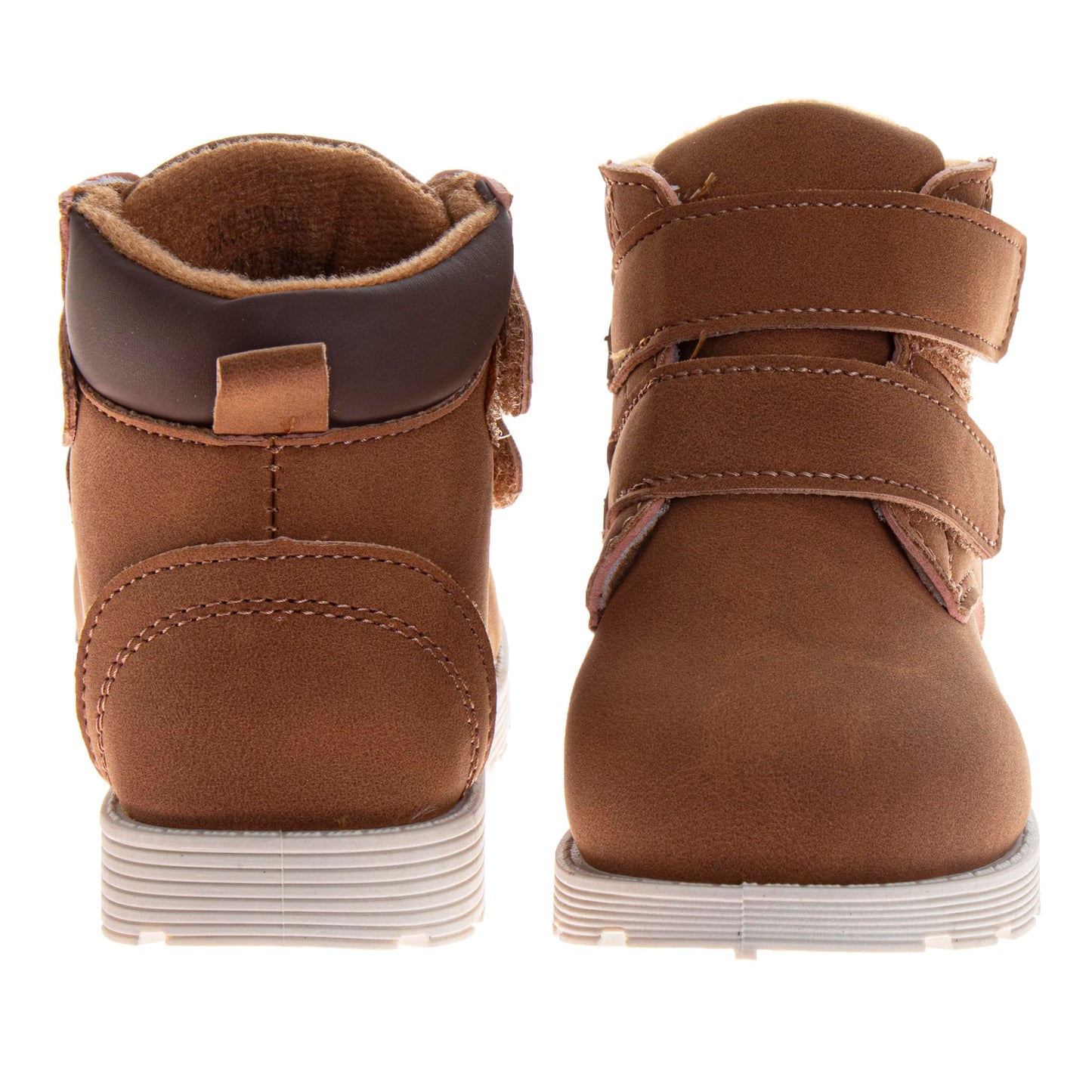 French Toast FT Casual Boots Ankle High Workboot - Trekking Walking Climbing Hiking Boot for Kids - Tan (Size 5 Toddler)