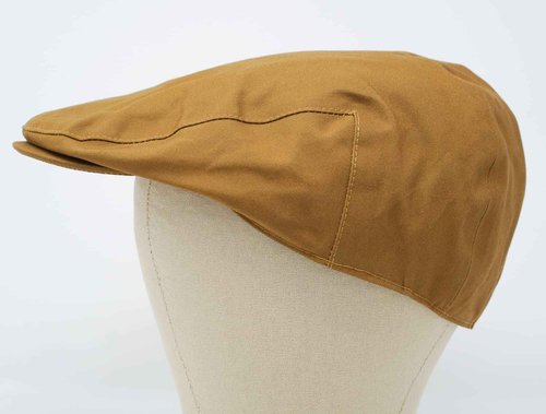 The Stanley - Waterproof - Dry Wax Flat Cap - Tan - 58cm