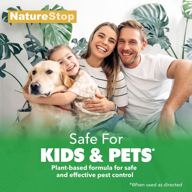 NatureStop Mosquito Repellent Spray for Dogs, DEET-Free & Pet-Safe Bug Spray for Outdoor Protection, 16 oz (475mL)