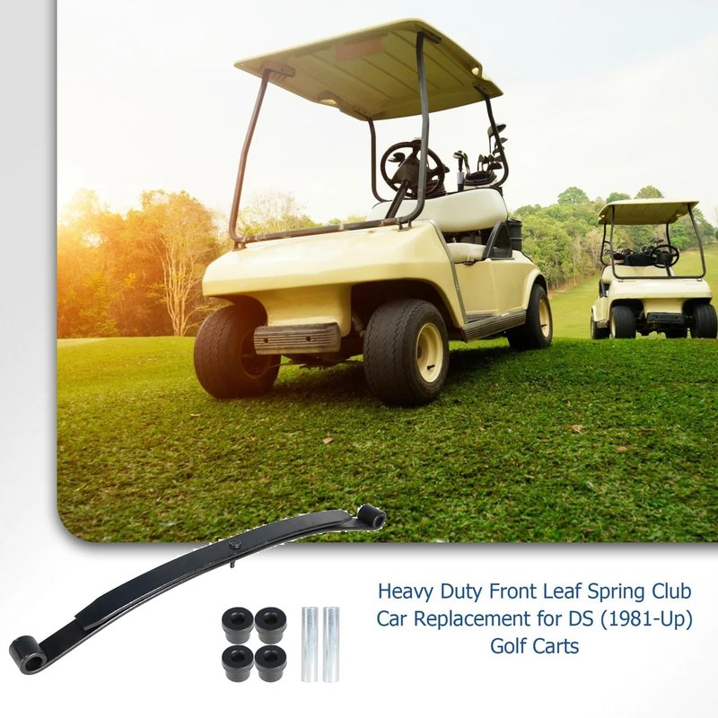 WFLNHB Heavy Duty Front Leaf Spring Replacement for Club Car DS (1981-Up) Golf Carts