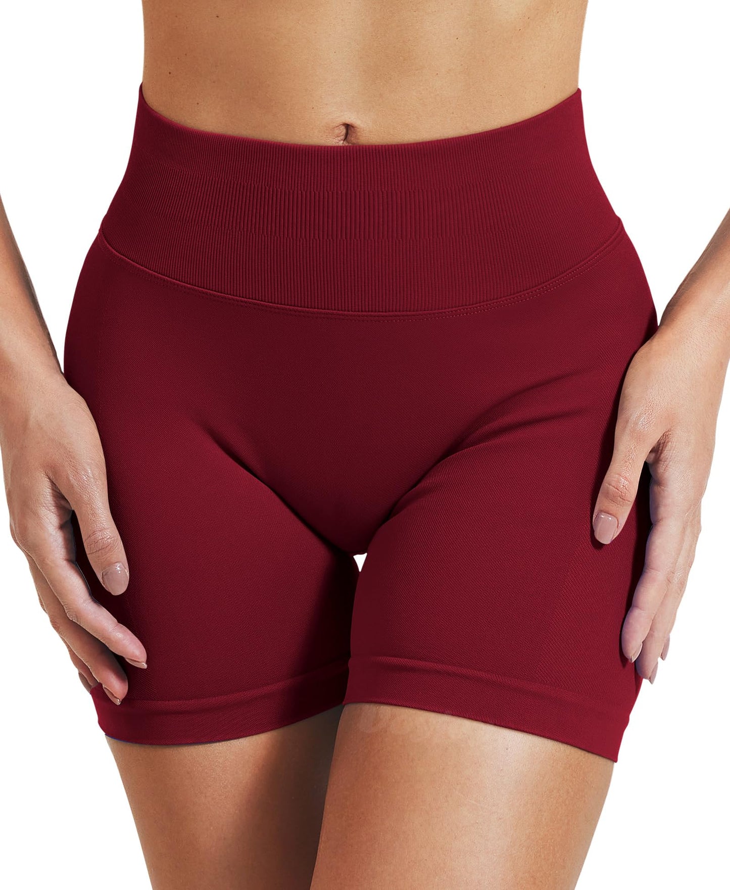 VOYJOY Women Workout Impact Shorts 2.5"/ 3.6"/ 4.5"/ 6" Scrunch Butt Lifting Gym Seamless Booty Biker Shorts