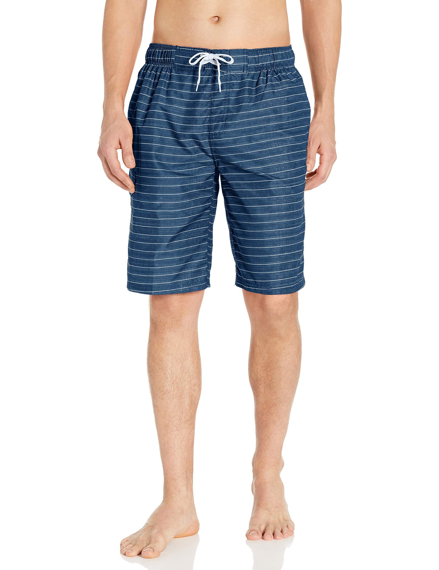 Kanu Surf Men's Flex Swim Trunks (Regular & Extended Sizes), Line Up Navy, XX-Large