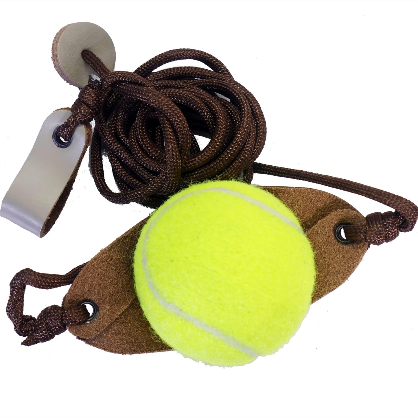 Old-Fashioned Slingshot Rock Sling Tennis Ball Thrower Shepherds Sing (1pack)