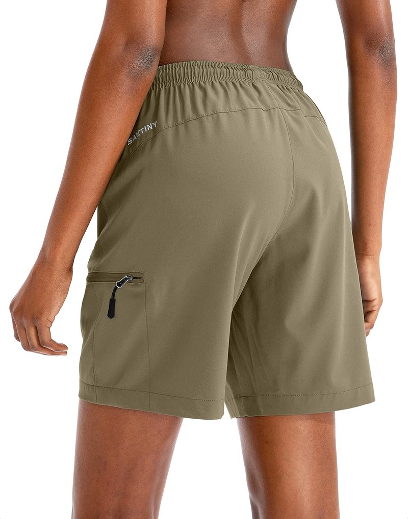 Women's Hiking Cargo Shorts - Quick Dry Lightweight Athletic Shorts with Zipper Pockets | 5''/7''/9'' Sizes