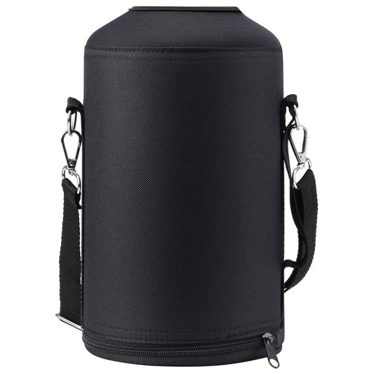 Coolflask Water Bottle Holder for Gallon Water Jug 128 oz Water Flask Carrying Pouch with Detachable Adjustable Padded Shoulder Strap - Carry, Protect and Insulate Your Flask for Sport/Outdoor