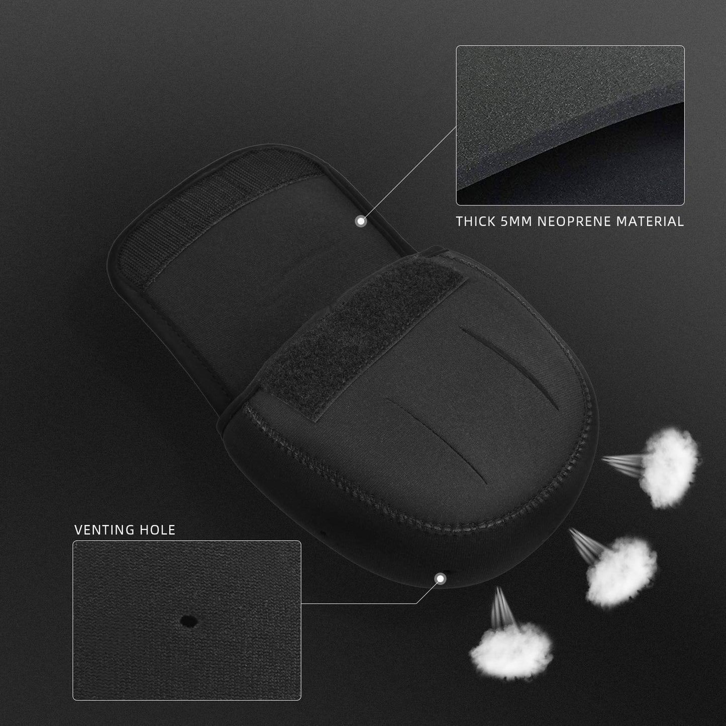 SF Spinning Reel Cover Case Bag Pouch Glove Fit up to 4000 to 6000 Series Spinning Reels M