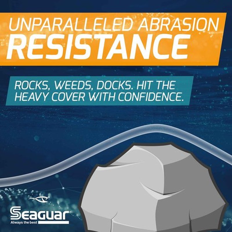 Seaguar Blue Label 100% Flourocarbon Fishing Line Leader, 80lbs, 50yds Break Strength/Length - 80FC50