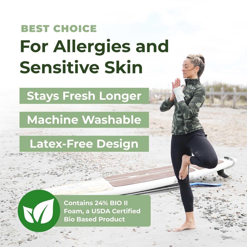 CleanPrene Wrist Splint- Sustainable, Biobased Wrist Support Brace- One Size, Fits Left or Right Wrist