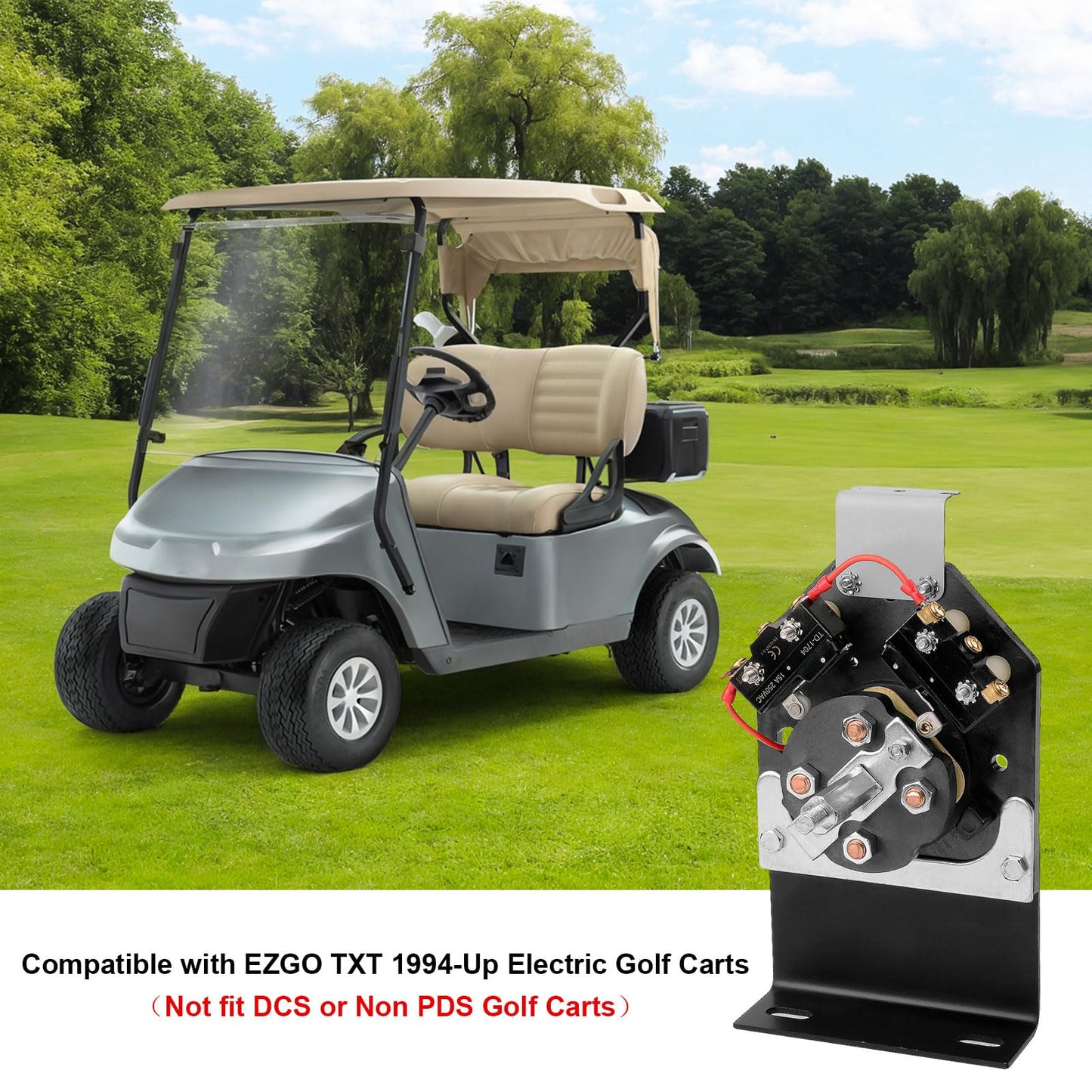 Roykaw EZGO Forward and Reverse Switch Assembly for Golf Cart TXT 1994-up OEM #73036G01 70578G01 70578G02 73036-G01 70578-G01 70578-G02