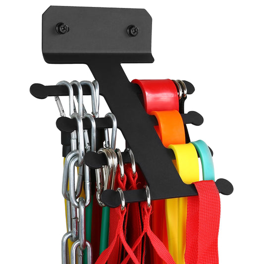 Resistance Rack Band Storage Hanger Gym Equipment Organizer Pull Up Bands Jump Ropes, Storage Rack for Home Gym